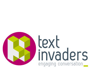 Text Invaders Visual identity