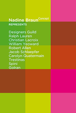 Nadine Braun. Business card. (rear)