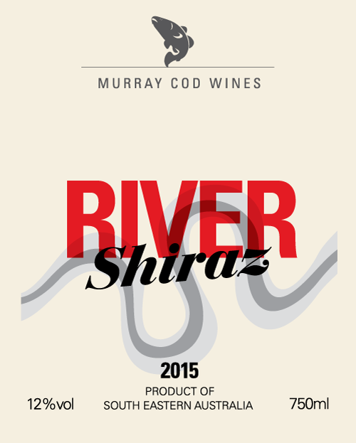 Murray Cod Wines. Shiraz. (River)